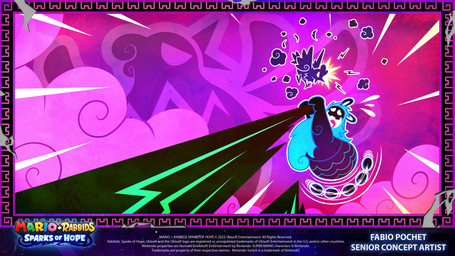 angry anthro beak beard black_beak black_body black_border black_bottomwear black_clothing black_feathers black_fur black_shorts black_tail black_teeth black_wings blue_beard blue_facial_hair blue_hair blue_line_art body_hair border bottomwear cape chest_hair cliff clothed clothed_anthro clothed_male clothing cloud copyright_symbol duo dust_cloud empty_eyes facial_hair feathers female feral flailing fur furrowed_brow hair hanging_from_cliff larger_anthro larger_male long_beard long_ears long_hair male male_anthro midair mitten_hands motion_lines open_beak open_mouth outside purple_clouds purple_sky red_tongue shorts size_difference sky smaller_female smaller_feral symbol tail teeth text title tongue topless topless_anthro topless_male white_inner_ear white_line_art wings year fabio_pochet mario_bros mario_plus_rabbids_sparks_of_hope nintendo raving_rabbids rayman_(series) ubisoft augie_(mario_plus_rabbids) avian bird chicken galliform lagomorph mammal phasianid rabbid 16:9 2022 4k absurd_res colored colored_line_art crossover digital_drawing_(artwork) digital_media_(artwork) english_description english_text hi_res official_art widescreen