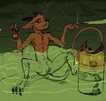 3_toes anthro beverage blowing_smoke bottle cigar claws container feet female fingers fur genitals hazard_symbol holding_bottle holding_cigar holding_container holding_object horn nude partially_submerged pussy radiation_symbol radioactive radioactive_waste sitting smoking soda soda_bottle solo spread_legs spreading symbol tail toe_claws toes zafara_(artist) coca-cola fallout microsoft taski_(zafara) bovid caprine caprine_demon demon goat goat_demon mammal digital_media_(artwork) hi_res