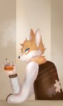 alcohol anthro beverage big_ears blue_eyes clothed clothing fur happy jacket male orange_body orange_fur smile solo topwear whiskey white_body white_fur anami_chan mike_mordy_(anami_chan) canid canine canis domestic_dog herding_dog mammal pastoral_dog welsh_corgi 2024 digital_media_(artwork) hi_res