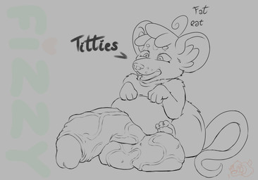 anthro balls belly big_balls big_penis feral fluffy foreskin fur genitals huge_balls huge_penis humanoid_genitalia humanoid_penis hyper hyper_balls hyper_genitalia hyper_penis male nude open_mouth overweight overweight_male paws penis sitting slightly_chubby slightly_chubby_male solo tail teeth vein veiny_balls veiny_penis e_milking fizzy_(lime_alone) mammal mouse murid murine rat rodent absurd_res hi_res sketch