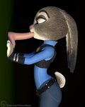 anthro dildo dildo_fellatio faceless_character faceless_male fellatio female genitals glory_hole male oral penile penis sex sex_toy solo text chickenass disney zootopia judy_hopps lagomorph leporid mammal rabbit 4:5 hi_res url