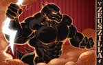 abs anthro anthrofied biceps big_muscles big_pecs claws cloud detailed_background electricity electricity_manipulation elemental_manipulation lightning lightning_bolt male manly muscular muscular_anthro muscular_arms muscular_male nude nude_anthro nude_male pecs red_background simple_background solo spikes spikes_(anatomy) mixterart disney disney's_hercules godzilla_(series) toho zeuszilla godzilla zeus_(disney) kaiju lizard reptile scalie 16:10 2024 absurd_res hi_res portrait three-quarter_portrait widescreen