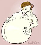 anthro belly big_belly duo fully_inside huge_belly hyper hyper_belly kissing male male/male navel through_body vore gushyguts european_mythology mythology daphniir pencer_pine_(pencer) dragon mammal mustelid musteline mythological_creature mythological_scalie scalie stoat true_musteline weasel western_dragon hi_res