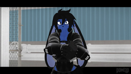 ambiguous_gender anthro black_blood black_hair blood blood_splatter blue_body blue_fur bodily_fluids clothed clothed_anthro clothed_female clothing colored_blood death duo female fur grey_body grey_fur gun hair handgun killing long_ears machine oil pistol ranged_weapon shooting_gun unusual_blood unusual_bodily_fluids weapon conditional_dnp domi3d domi_(domi3d) hybrid lagomorph leporid mammal protogen rabbit 16:9 2025 3d_(artwork) 3d_animation animated digital_media_(artwork) hi_res short_playtime sound source_filmmaker_(artwork) webm widescreen