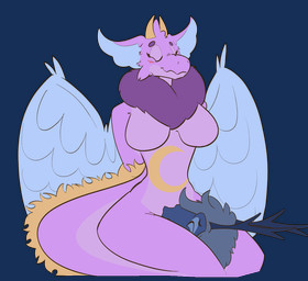 anthro anthro_on_anthro antlers between_thighs blonde_mane blue_body blue_ears blue_paws blue_wings blush blush_lines breasts dewlap_(anatomy) duo extreme_size_difference eyelashes eyes_closed featureless_breasts female fluffy fluffy_ears fur fur_markings happy horn larger_female long_eyelashes macro male male/female mane markings micro multicolored_body multicolored_fur nude pink_body pink_fur purple_body purple_fur romantic romantic_couple shrinking shrunk simple_animation sitting size_difference size_transformation smaller_male smile smothering sparkles tail_mane transformation two_tone_body wings yellow_eyes yellow_horn digitalscales mythology drak_(digitalscales) petal_(dapperhedgehog) dragon eastern_dragon fairy_dragon furred_dragon furred_scalie lizard mythological_creature mythological_scalie reptile scalie winged_dragon wingless_dragon alpha_channel animated