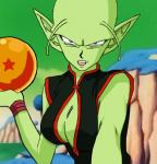 crossgender dragon_ball_(object) female not_furry solo neoluce dragon_ball dragon_ball_z alien namekian hi_res