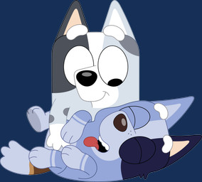 anthro behaving_like_a_dog belly_rub blue_body blue_fur brown_body brown_fur duo female fur gloves_(marking) grey_body grey_fur leg_markings looking_down markings multicolored_body multicolored_fur simple_background socks_(marking) transparent_background white_body white_fur young young_anthro young_female porygon2z bluey_(series) muffin_heeler socks_heeler australian_cattle_dog canid canine canis cattledog domestic_dog herding_dog mammal pastoral_dog absurd_res alpha_channel hi_res sibling_(lore) sister_(lore) sisters_(lore)