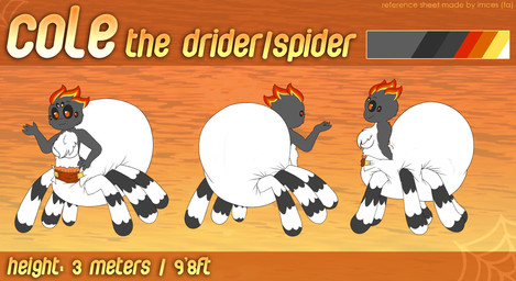 anthro diaper female solo imces dungeons_and_dragons hasbro wizards_of_the_coast cole_murphy arachnid arthropod drider insect spider hi_res
