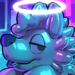 anthro biped half-closed_eyes halo inflatable narrowed_eyes simple_background solo tongue tongue_out white_body sexotheque animate_inanimate living_inflatable mammal 1:1 2026 digital_media_(artwork) hi_res