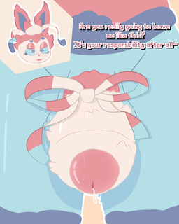 anthro ball_tuft balls big_penis bodily_fluids bow_ribbon close-up dialogue dripping femboy fluffy fluffy_penis foreskin fusion genital_fluids genitals male penis pokemon_fusion precum precum_drip receiving_pov solo talking_to_viewer text tuft sodacrumble nintendo pokemon fan_character mochi_(thatguyyouknow) cinderace eeveelution generation_6_pokemon generation_8_pokemon hybrid lagomorph mammal pokemon_(species) sylveon 4:5 absurd_res english_text hi_res