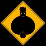 1:1 alpha_channel backsack balls big_butt butt caution_sign genitals hi_res huge_butt hyper hyper_butt male mechaclank sign simple_background solo sparky_(disambiguation) transparent_png yellow_background