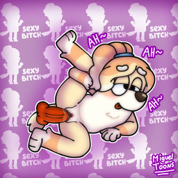 animal_genitalia animal_penis anthro anthro_penetrated bodily_fluids canine_genitalia canine_penis disembodied_penis duo female female_penetrated from_front_position genital_fluids genitals knot lying male male/female male_penetrating male_penetrating_female missionary_position on_back penetration penile penile_penetration penis penis_in_vagina sex vaginal vaginal_fluids vaginal_penetration migueltoons bluey_(series) frisky_(bluey) bird_dog canid canine canis cocker_spaniel domestic_dog hunting_dog mammal spaniel 1:1 hi_res
