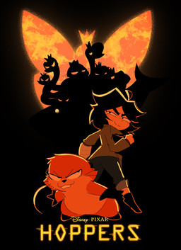 ambiguous_gender beaver_tail buckteeth cast clothed clothing crown duo female feral fur glowing glowing_eyes group hair headgear insect_wings lepidopteran_wings male no_pupils silhouette silhouetted_body solo square_crossover teeth text whiskers wings tomfoolery disney hoppers_(disney) pixar amphibian_king_(hoppers) bird_king_(hoppers) ellen_(hoppers) fish_queen_(hoppers) insect_queen_(hoppers) king_george_(hoppers) mabel_tanaka reptile_queens_(hoppers) titus_(hoppers) aquatic avian beaver fish human mammal reptile rodent scalie shark snake english_text hi_res