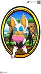 anthro big_breasts breasts female solo xdiegosilvax sega sonic_the_hedgehog_(series) rouge_the_bat bat eulipotyphlan hedgehog mammal 9:16 absurd_res alternate_version_at_paywall hi_res