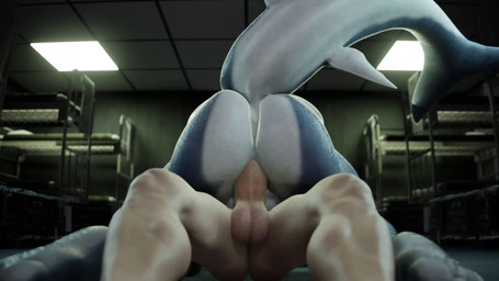 anal anal_penetration anthro anus balls bed biceps bodily_fluids bouncing_butt butt cowgirl_position duo erection feet from_front_position furniture genitals male male/male male_penetrated male_penetrating male_penetrating_male nude nude_male on_bottom on_top penetration penile penile_penetration penis penis_in_ass sex sweat tail triceps redvelvetstar petruz_(modeler) hammerhead_(petruz) aquatic fish human humanoid mammal shark 16:9 3d_(artwork) 3d_animation animated digital_media_(artwork) hi_res high_framerate no_sound short_playtime video widescreen