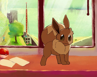 brown_body brown_eyes brown_fur detailed_background dipstick_tail feral fur lying male markings on_front pawpads paws pokeball tail tail_markings tan_body tan_fur zuea nintendo pokemon eevee generation_1_pokemon pokemon_(species) 2d_animation 5:4 animated clip_studio_paint_(artwork) digital_drawing_(artwork) digital_media_(artwork) no_sound shaded short_playtime video