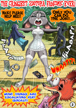 3_toes anthro banknote bottomwear breasts bulging_eyes cellphone clothing cuff_(restraint) dialogue duo electronics eyes_closed feet female fingers fur grey_body handcuffs holding_bottomwear holding_clothing holding_object holding_pants holding_topwear legwear lingerie male male/female metal_cuffs money open_mouth outside panties pants phone plant ragebait restraints screaming smartphone speech_bubble standing stockings teeth text toes tongue tongue_out topwear tree underwear undressing undressing_self yelling borba disney zootopia judy_hopps nick_wilde canid canine domestic_cat european_rabbit felid feline felis fox lagomorph leporid mammal oryctolagus rabbit red_fox true_fox comic digital_media_(artwork) english_text hi_res