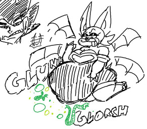 anthro belly big_belly big_breasts bodysuit boots breasts cleavage clothed clothing digestion digestion_noises eyebrows female flying footwear gloves handwear huge_belly membrane_(anatomy) membranous_wings motion_lines shoes skinsuit sound_effects tight_clothing tongue tongue_out vore wings infernotv_(artist) sega sonic_the_hedgehog_(series) rouge_the_bat bat mammal black_and_white monochrome spot_color