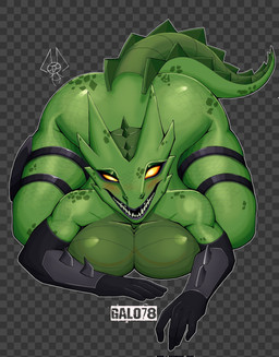 anthro big_breasts big_butt breasts butt claws clothing curvy_figure female green_body lips looking_at_viewer lying nude on_front open_mouth scales simple_background solo tail thick_thighs voluptuous galo78 epic_games fortnite mythology synthesis_(fortnite) dragon mythological_creature mythological_scalie reptile scalie hi_res