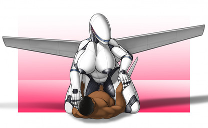 aircraft airplane anthro anthro_on_top anthro_penetrated areola big_breasts bodily_fluids breasts cowgirl_position dark_body dark_skin dominant dominant_anthro dominant_female duo erection eyeless female female_penetrated fin from_front_position genital_fluids genitals hand_holding human_on_anthro human_penetrating human_penetrating_anthro interspecies lying machine male male/female male_on_bottom male_penetrating male_penetrating_female metallic_body nipples non-mammal_nipples nude nude_anthro nude_female nude_male on_back on_bottom on_top penetration penile penile_penetration penis penis_in_vagina rq4 sex simple_background size_difference vaginal vaginal_penetration vehicle vulva wide_hipped_anthro wide_hipped_female wide_hips wings ndragon3 john_(sora874) aeromorph human living_aircraft living_machine living_vehicle mammal digital_media_(artwork) hi_res