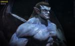 3d_(artwork) abs biceps big_muscles blue_body blue_lips blue_nipples blue_skin clothed clothing digital_media_(artwork) disney gargoyles goliath_(gargoyles) hair hi_res humanoid humanoid_pointy_ears lips long_hair male marcus_dublin muscular muscular_humanoid muscular_male nipples not_furry obliques pecs solo topless triceps vein veiny_muscles