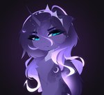 blue_eyes eyebrows eyelashes female feral hair horn purple_hair solo magnaluna friendship_is_magic hasbro my_little_pony mythology princess_luna_(mlp) equid equine mammal mythological_creature mythological_equine unicorn 2021 digital_media_(artwork) hi_res