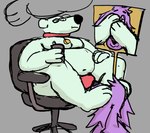 anthro bulge male male/male paws solo family_guy brian_griffin tagme