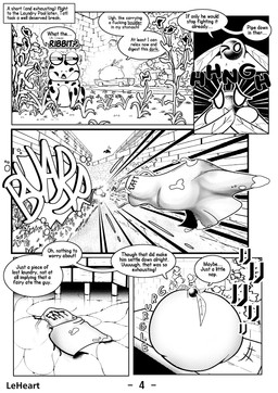 after_vore apron belly big_belly burping clothing digestion duo female feral huge_belly outside overweight profanity speech_bubble text vore wings leheart majora's_mask nintendo the_legend_of_zelda tatl_(tloz) amphibian fairy frog 2022 absurd_res comic english_text hi_res monochrome