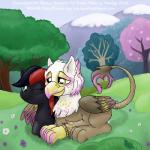 avian ember_flake equine friendship_is_magic grass gryphon hayden_redtalon horse lying mammal my_little_pony oc_only original_character outside pony smudge_proof tree
Rating: Safe
Score: 2
User: Smudge_Proof
Date: April 18, 2014