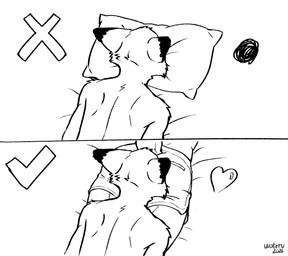 ambiguous/ambiguous ambiguous_anthro ambiguous_gender anthro anthro_on_anthro bottomwear butt butt_pillow check_mark clothed clothing dipstick_ears duo ear_markings face_on_butt heart_symbol high-angle_view interspecies multicolored_ears pillow rear_view shorts simple_background text thick_thighs tick_mark topless topless_ambiguous topless_anthro white_background uwuwateru disney zootopia judy_hopps nick_wilde canid canine european_rabbit fox lagomorph leporid mammal oryctolagus rabbit red_fox true_fox 2026 artist_name dated hi_res meme monochrome sketch