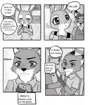 anthro canid canine comic dialogue disney english_text female fox fur gideon_grey hi_res judy_hopps lagomorph leporid male mammal nacchan96 nick_wilde rabbit red_fox text true_fox zootopia