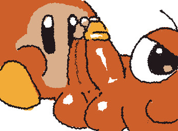 1_eye balls balls_touching bodily_fluids duo erection featureless_feet feet frottage genital_fluids genitals glans male male/male mouthless multicolored_penis orange_balls orange_penis penile penis penises_touching precum sex simple_background simple_eyes squigglevision white_background yellow_feet yellow_glans 4chan_anon unknown_artist kirby_(series) nintendo cyclops eye_creature waddle_dee waddle_doo waddling_head 2025 animated digital_media_(artwork) low_res wigglypaint_(artwork)