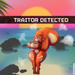after_transformation beach breasts claws collar doll expansion female helldivers2 humiliation inanimate_transformation inflatable nipples paws permagrin pressing rock sand sea sex_toy shocked skinny sunset tail toy transformation tropical water wide_hips acutegabby mammal rodent sciurid tree_squirrel 1:1 absurd_res hi_res