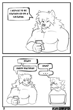 anthro duo male muscular vansifoxarts mythology dylan_whiteskill_(thatwereboy) canid canine fennec_fox fox mammal mythological_canine mythological_creature true_fox werecanid werecanine werecreature werewolf comic monochrome