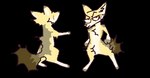 anthro brown_body brown_fur brown_tail fur male simple_background solo tail transparent_background yellow_body yellow_fur guncht canid canine canis jackal mammal alpha_channel animated short_playtime