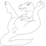 ahegao animal_genitalia belly big_belly breasts claws cloaca egg egg_from_cloaca feet female feral flexible gaping gaping_cloaca genitals gift looking_pleasured oviposition pregnant 54321awesome dinosaur prehistoric_species reptile scalie theropod tyrannosaurid tyrannosauroid tyrannosaurus tyrannosaurus_rex 1:1 absurd_res animated hi_res monochrome short_playtime