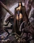 black_hair bone breasts female hair nipples queen royalty skull azazel1944 alien_(franchise) alien_vs._predator_(franchise) predator_(franchise) alien alien_humanoid human humanoid mammal xenomorph yautja