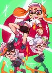 clothing fangs female group humanoid_pointy_ears markings mole_(marking) open_mouth pointy_ears pseudo_hair teeth tentacle_hair tentacles colo nintendo splatoon callie_(splatoon) marie_(splatoon) squid_sisters_(splatoon) animal_humanoid cephalopod cephalopod_humanoid humanoid inkling marine marine_humanoid mollusk mollusk_humanoid 2018 digital_media_(artwork) hi_res