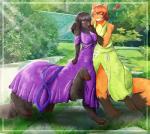 anthro cainethelongshot canine chakat chakatraeka crying dinnergown duo feline female hair mammal shy sibling sisters taur tears twin_sister wynona_(maxiscore)
Rating: Safe
Score: 3
User: MaxisCore
Date: January 28, 2014