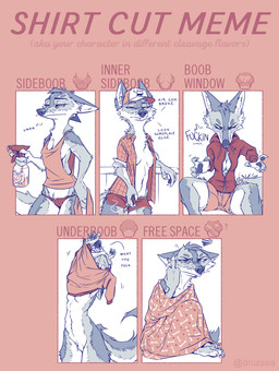 anthro arm_tuft baseball_cap bedding belly_tuft biped blanket bottomwear breasts cheek_tuft chest_tuft cigarette claws cleavage clothed clothing crossgender crotch_tuft dialogue elbow_tuft eyes_mostly_closed facial_tuft female flannel_shirt gesture hand_gesture hat head_tuft headgear headwear holding_object hoodie hotpants inner_ear_fluff looking_at_viewer middle_finger mtf_crossgender narrowed_eyes neck_tuft open_clothing open_shirt open_topwear panties pawpads paws profanity shirt shorts shoulder_tuft side_boob solo spray_bottle tank_top text text_on_baseball_cap text_on_clothing text_on_hat text_on_headwear tomboy topwear tuft under_boob underwear undressing samur_shalem shirt_cut_meme moses_(samur_shalem) canid canine canis coyote mammal 2021 absurd_res english_text hi_res meme