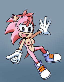 accessory areola blue_eyes breasts clothing female footwear fur genitals gloves hair_accessory handwear nipples nude nude_female pink_body pink_fur shoes smile smiling_at_viewer solo vulva bannerniceman archie_comics classic_sonic_(universe) sega sonic_the_hedgehog_(archie) sonic_the_hedgehog_(comics) sonic_the_hedgehog_(series) amy_rose classic_amy_rose classic_amy_rose_(archie) eulipotyphlan hedgehog mammal hi_res