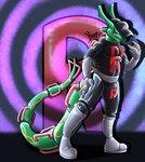 abstract_background anthro anthrofied boots bulge clothing corruption footwear latex long_tail looking_at_viewer male muscular muscular_anthro muscular_male pokemorph shoes simple_background solo spiral spiral_background tail kippz mythology nintendo pokemon team_rocket dragon generation_3_pokemon legendary_pokemon mythological_creature mythological_scalie pokemon_(species) rayquaza scalie 2020 digital_drawing_(artwork) digital_media_(artwork) hi_res signature story story_in_description