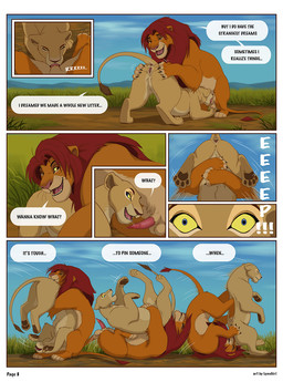 animal_genitalia animal_penis animal_vulva anus balls border dialogue feline_genitalia feline_penis feline_vulva fellatio female feral genitals male male/female oral penile penile_spines penis sex suplex text vulva white_border radixpanther reallynxgirl disney the_lion_king nala_(the_lion_king) simba_(the_lion_king) felid lion mammal pantherine 2025 comic english_text hi_res
