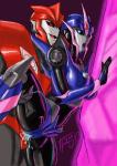 breasts duo female female_penetrated machine male male/female male_penetrating male_penetrating_female not_furry penetration penile penile_penetration penis_in_pussy sex vaginal vaginal_penetration grriva hasbro takara_tomy transformers transformers:_prime transformers_aligned_continuity arcee knockout_(character) cybertronian humanoid robot hi_res