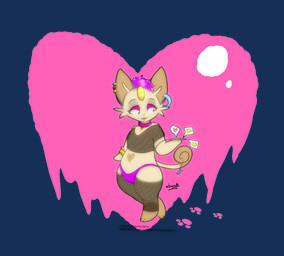 anthro cellphone clothing collar ear_piercing ear_ring electronics eyeliner lingerie makeup male phone piercing ring_piercing smartphone solo text thong underwear chunkypandaroo nintendo pokemon generation_1_pokemon meowth pokemon_(species) absurd_res alpha_channel hi_res url