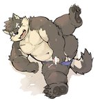 anthro balls belly bodily_fluids brown_body brown_fur censor_bar clothing cum cum_on_ground ejaculation fur genital_fluids genitals humanoid_genitalia humanoid_hands humanoid_penis kemono male masturbation moobs nipples overweight overweight_anthro overweight_male penile penile_masturbation penis solo underwear nekomarudon tanukimaru lifewonders tokyo_afterschool_summoners moritaka_(tas) canid canine canis domestic_dog mammal 2020 censored