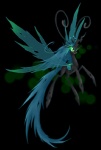 alternate_species antennae_(anatomy) crown female feral green_eyes headgear horn insect_wings simple_background solo transparent_background wings kaizerin friendship_is_magic hasbro my_little_pony queen_chrysalis_(mlp) arthropod breezie_(mlp) changeling equid fairy hybrid mammal alpha_channel