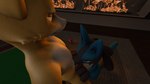 anthro duo face_fucking fellatio irrumatio male male/male oral penile sex foxmccloud287 nintendo pokemon star_fox fox_mccloud canid canine fox generation_4_pokemon lucario mammal pokemon_(species) 16:9 3d_(artwork) digital_media_(artwork) hi_res widescreen