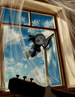 acoustic_guitar ambiguous_gender blue_eyes cloud curtains duo female forehead_gem gem green_hair guitar hair multicolored_body musical_instrument open_mouth plucked_string_instrument sky string_instrument window gyuragyura nintendo pokemon generation_5_pokemon human humanoid legendary_pokemon mammal meloetta meloetta_(aria_form) pokemon_(species) 2025 signature