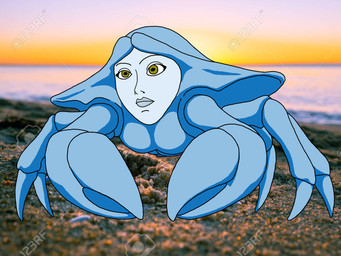 6_legs alternate_species anthro blue_body blue_lips blue_skin chela female green_eyes humanoid_face implied_transformation lips mouth_closed photo_background pincers solo derracrave disney disney's_aladdin princess_jasmine_(disney) arthropod crab crustacean decapod malacostracan 2025 4:3 absurd_res digital_media_(artwork) english_description firealpaca_(artwork) full-length_portrait hi_res mixed_media photography_(artwork) portrait watermark